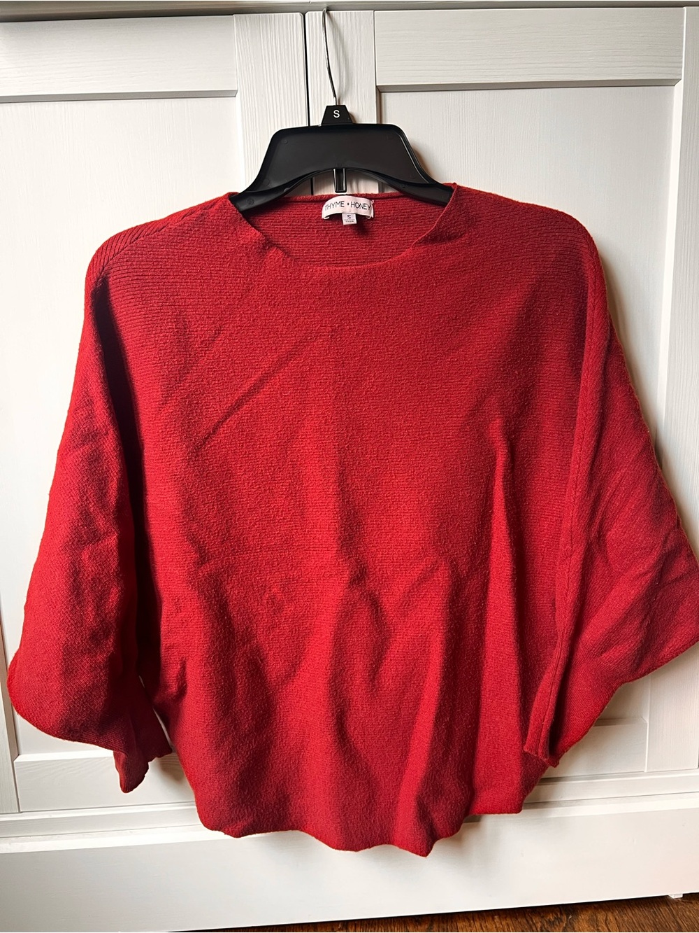 Anne Klein Red Crewneck Sweater